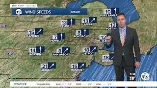 Metro Detroit Forecast: Windy winter blast Wednesday