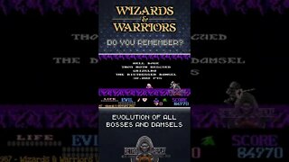 Evolution of Wizards & Warriors bosses / damsels in distress #nes #nintendo