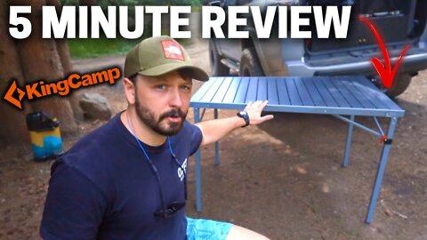 King Camp Aluminum Table Review | 5 minute Reviews