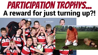 Participation trophies... Encouraging losing?