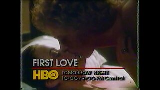 FIRST LOVE (1984) HBO Promo [#thriftrips #VHSRIP #theVHSinspector]