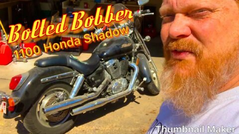 Bolted Bobber, Honda 1100 Shadow #8 ~ Exhaust Modification 1