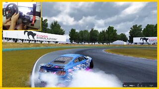 ASSETTO CORSA DRIFT FORD MUSTANG RTR 1100 HP VOLANTE G29 COM FREIO DE MÃO