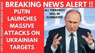 BREAKING NEWS: PUTIN LAUNCHES MASSIVE ATTACK ON UKRAINIAN TARGETS IN RETALIATION FOR MOSCOW ATTACK