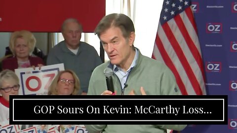 GOP Sours On Kevin: McCarthy Loss Deepens As Jim Jordan Picks Up Steam