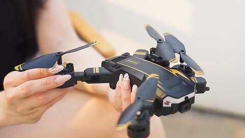 Folding Drone Professional Dual Camera with Remote Control