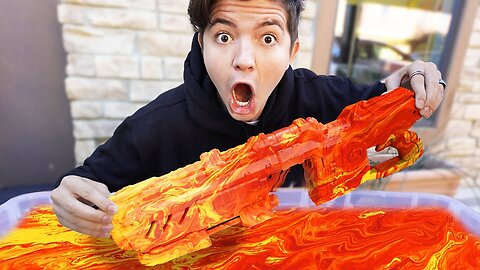 I Hydro Dipped 5 Custom NERF Blasters! *satisfying*