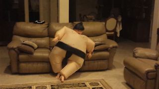 Kid's Sumo Costume Backfires Hilariously