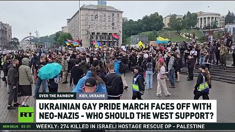 Ukrainian pride march rivaled by neo-Nazis in Kiev