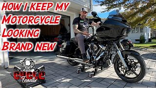 It's not rocket science ! How to keep your motorcycle looking new #cyclefanatix #harleydavidson