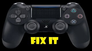 PS4 Controller- How To Fix Sticking Buttons