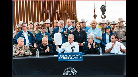 Gov. Abbott Signs Landmark Border Security Bill In Texas