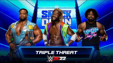 WWE 2K22: Big E Vs. Kofi Kingston Vs. Xavier Woods - Instant Classic Gameplay!