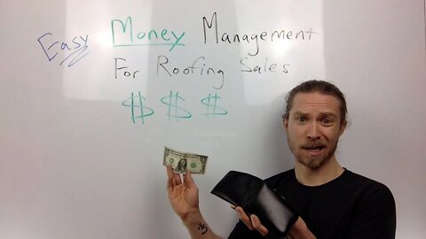 Easy Money Management For Roofing Sales [LockDown LIVE]