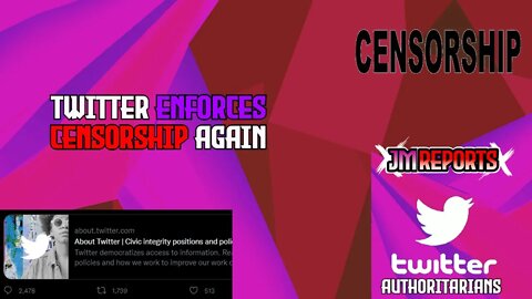 Twitter activates censorship in order to protect midterms & misleading information