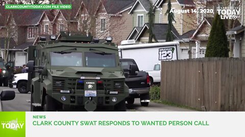 Clark County SWAT responds to wanted person call