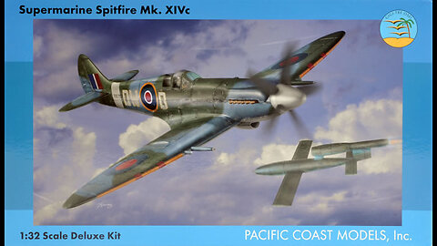 Episode:34 Kit Review: Pacific Coast Models 1/32 scale RR Griffon 65 Powered Spitfire Mk XIVc