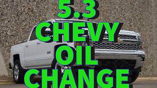 How to change oil-2015 Chevy 5.3-0W20 OIL #subscribe #jamesofalltrades #diy
