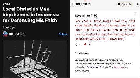 Local Christian Man Imprisoned in Indonesia for Defending His Faith