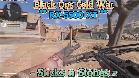CoD: Black Ops Cold War *STICKS n STONES* | R7-1700X + RX 5500 XT [Client Requested]