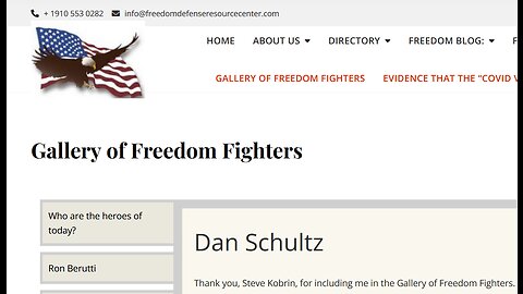 Precinct Strategy Gallery of Freedom Fighters: Get Inspired. Dan Schultz June 9 2023