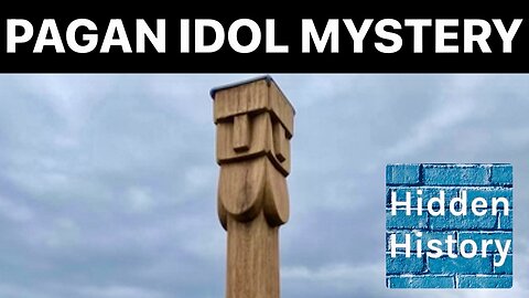 Baltic pagan god idol to Perkunas mysteriously appears on White Cliffs of Dover