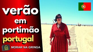 PRAIA DE PORTIMÃO NO ALGARVE EM PORTUGAL