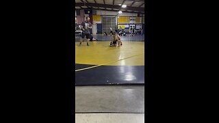 Tristan’s first wrestling meet