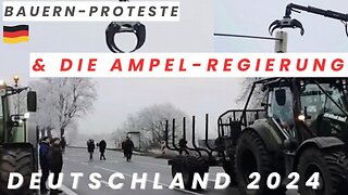 Ampel-Regierung - Symbolik bei Bauern-Protest in Deutschland 2024@Wendezeit Hannover🙈
