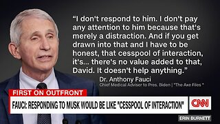 Anthony Fauci Responds To Elon Musk...