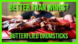 Are these better than chicken wings? - Smoked and Butterflied Drumsticks