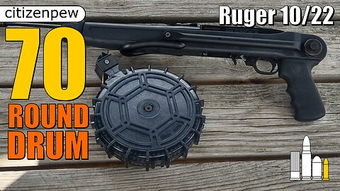 70 Round Ruger 10/22 Drum Mag Test