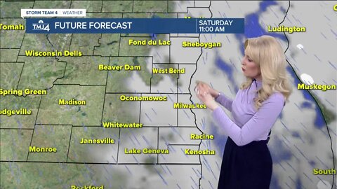 Mix of sun and clouds Saturday