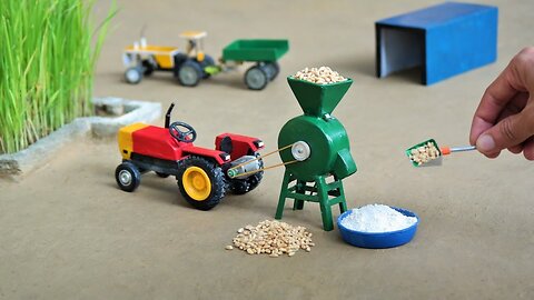 diy tractor mini flour mill machine science project | @Mini Inventor | keepvilla