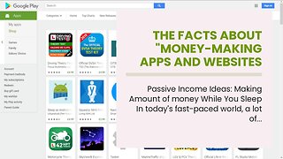 The Facts About "Money-Making Apps and Websites You Need to Know About" Revealed