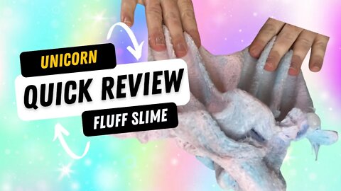 100% Honest Unicorn Fluff from The Slime Dazzle Quick Review