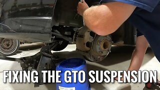 Fixing The Strut Mounts and Suspension on the GTO