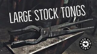 Forging Large Stock Tongs