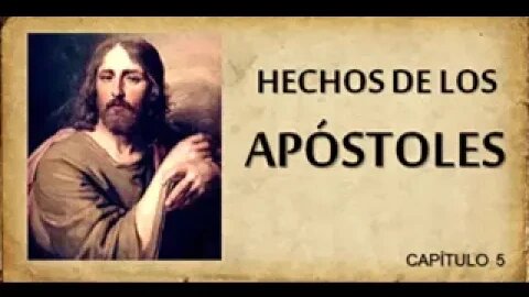 HECHOS DE LOS APÓSTOLES Cap.5 Biblia Católica actuada. Nvo. Testamento.