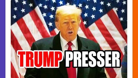 🚨BREAKING: Trump Presser 🟠⚪🟣