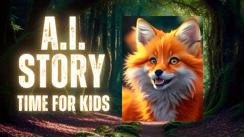 A Fox Story on What's Important - Audiobook Kor Kids With AI Images. A Artificial Intelligence Story