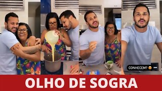 LUCAS GUIMARÃES e MARIA MÃE DE CARLINHOS MAIA Na Cozinha Fazendo o Doce OLHO DE SOGRA