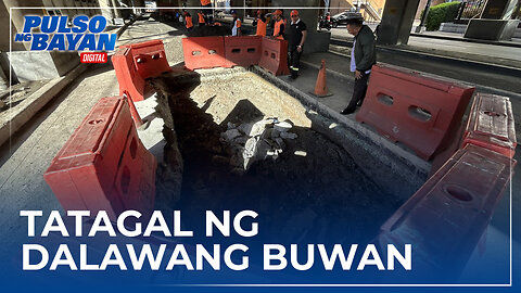 Pag-restore sa Sales Road sa Pasay, tinatayang tatagal ng dalawang buwan araw bago muling madaanan
