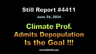 Climate Professor Admits Depopulation Is The Goal !!!, 4411