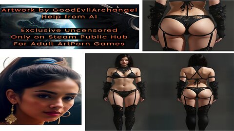 My Concept Art Combat Outfit Bikini for Black Desert Online using AI Coding