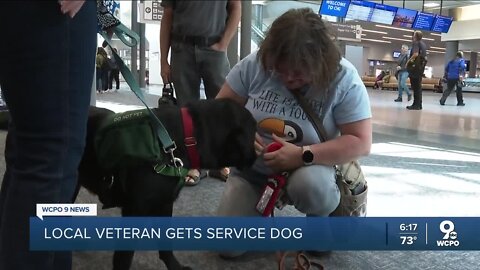 Veteran exposed to Agent Orange, mustard gas gets service dog