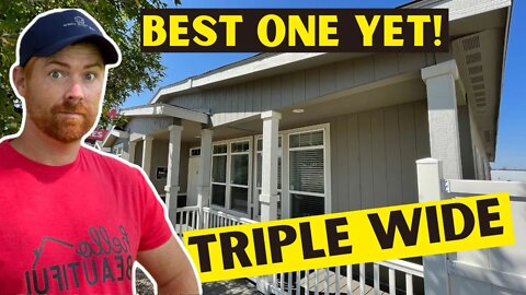 Amazing Triple Wide Mobile Home with a Huge In-Law Suite! // Home Tour