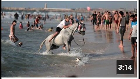 Palestinians swimming at Gaza’s beaches enrages Israelis