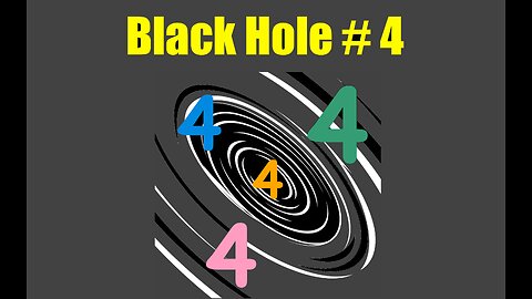 Black Hole #4 = Death?!