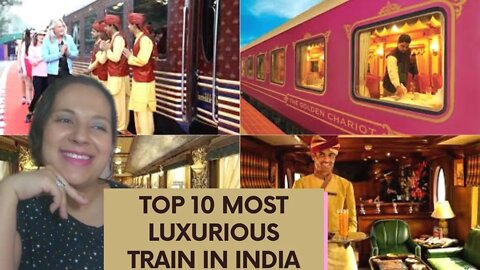 Top 10 MOST LUXURIOUS TRAINS in INDIA | Brazilian Reaction